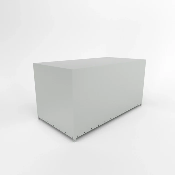 Prelată înaltă cu cadru pentru remorci H-1400 TRANSPORTER - HOCHLADER 3015/2 gri - imagine 2
