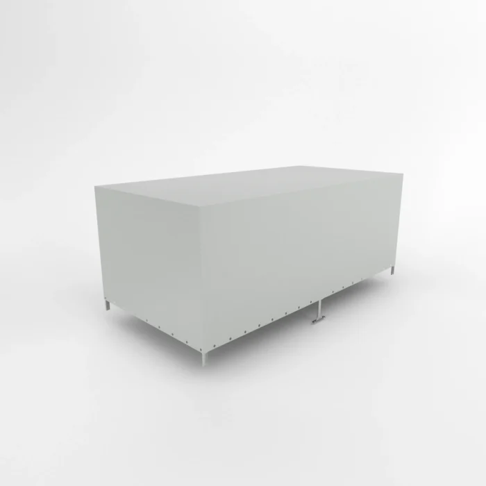 Prelată înaltă cu cadru pentru remorci H-1500 4020/400 gri CARKEEPER / CARPLATFORM S - GT KIPPBAR / GT PLATEAU S - imagine 2