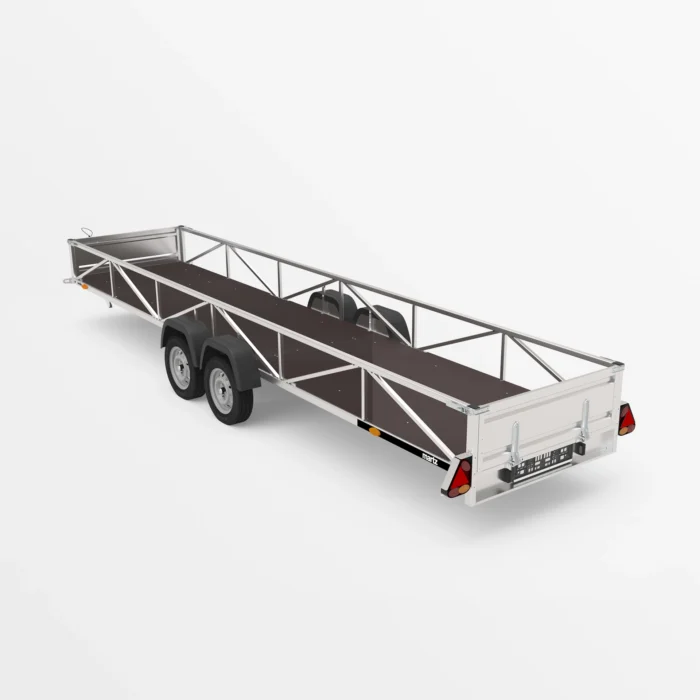Remorcă transport profile Martz PROFILE 600 0,75T - Podea placaj - imagine 2