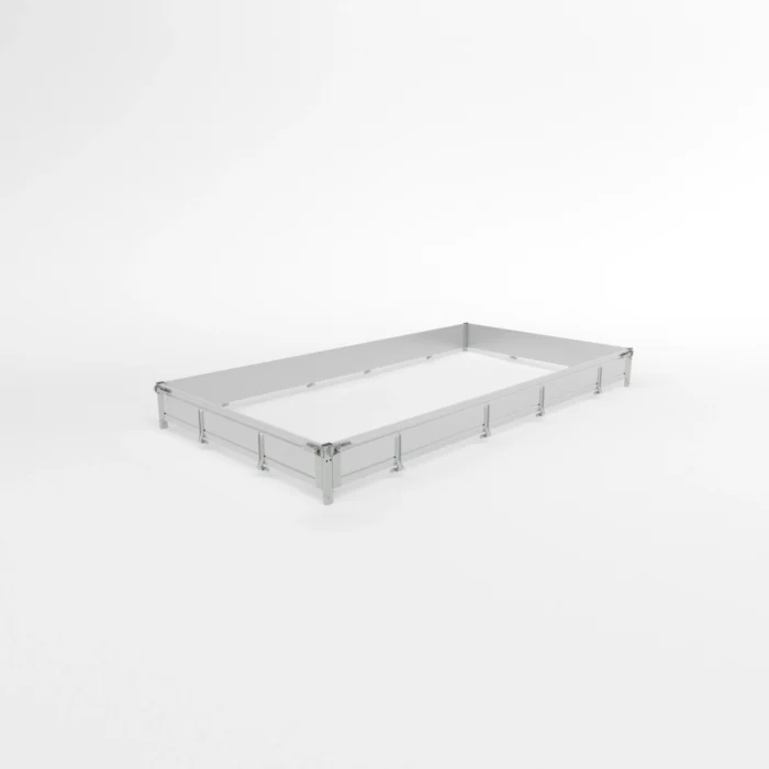 Obloane pentru remorci din aluminiu 4021/400 H300 CARPLATFORM - GT PLATEAU - imagine 2