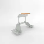 Suport roată de rezervă, set complet pentru remorci