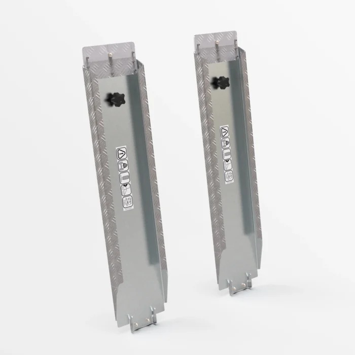 Două rampe din aluminiu pentru SMART BOX / SMART KARGO cu șuruburi de fixare - imagine 2